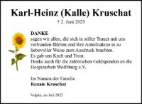 eine Anzeige